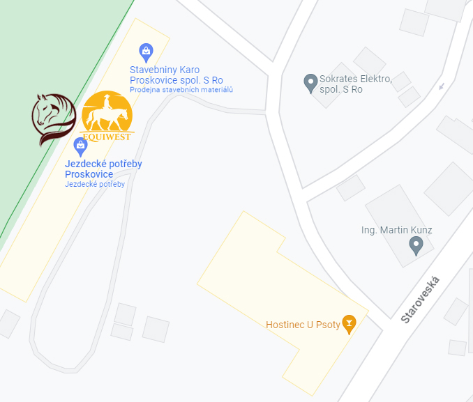 Jezdecke potřeby EquTex Google Map